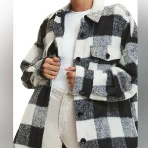 Tribal Jeans Buffalo Plaid Shacket